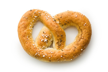 tasty salted pretzel