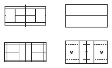 Playing Fields Icons Set 5