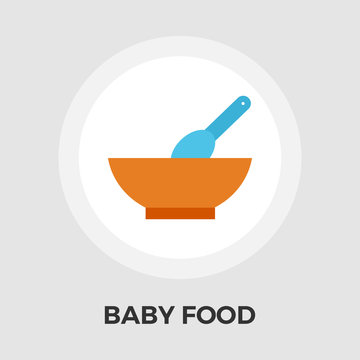 Baby Food Flat Icon