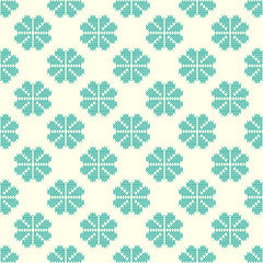 Ornamental ethnic seamless pattern. Vector illustration.