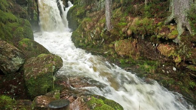 Wasserfall in Menzenschwand im Schwarzwald