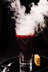 hot mulled wine