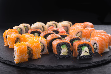 Sushi roll with tuna