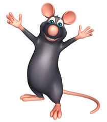 funny Rat cartoon character