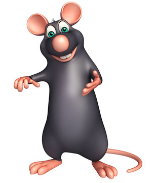 funny Rat cartoon character