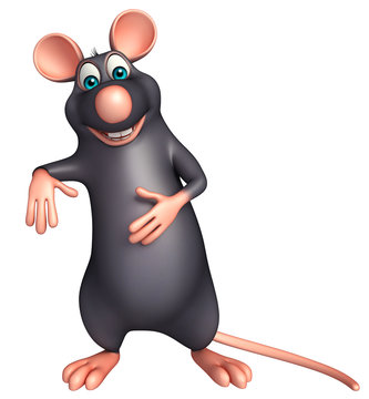funny Rat cartoon character