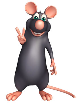 victory Rat cartoon character