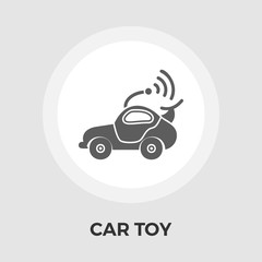 Car toy Vector Flat Icon