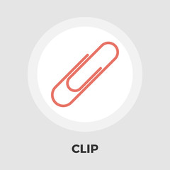 Clip flat icon