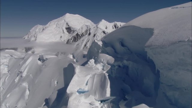 Snowcapped mountains