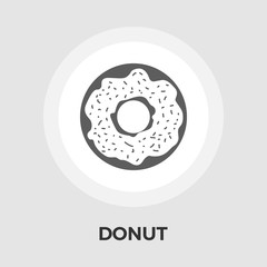 Donut vector flat icon