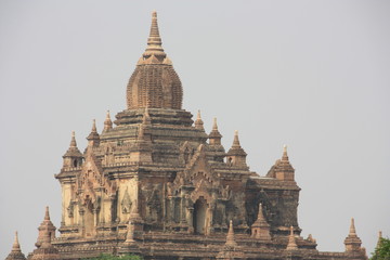 Fototapeta na wymiar Temples in Bagan, Land of Pagoda, Myanmar