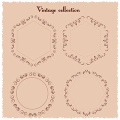 Vintage monograms collection
