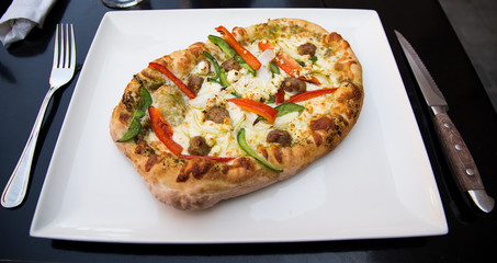 Fresh Pizza in a Restaurant