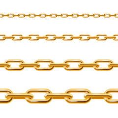 Chain Line Set. Vector