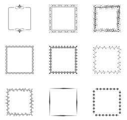 Collection od decorative frames - 110744522
