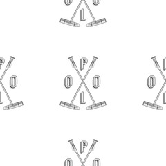 Vector polo seamless pattern