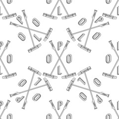 Vector polo seamless pattern