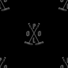 Vector polo seamless pattern