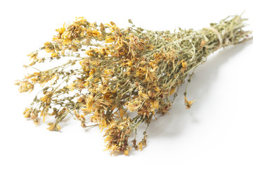 St. John's Wort on White