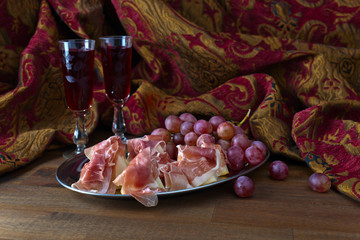  Spanish jamon with melon