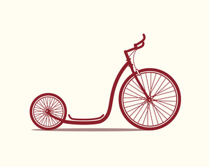Fototapeta premium Kick scooter icon