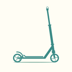 Kick scooter icon