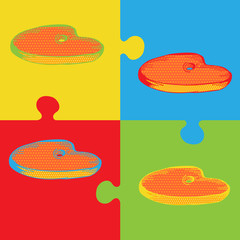 Vector steak house poster