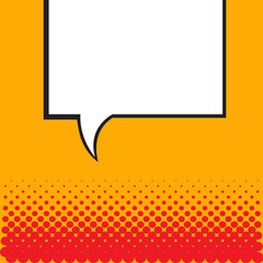 Pop art comics background