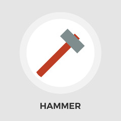 Hammer Icon Vector.