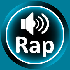 Icon white ring loudspeaker