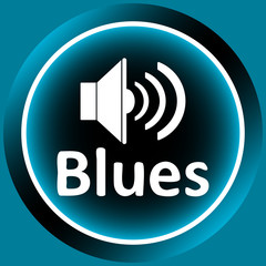 Icon white blues loudspeaker