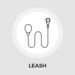 Leash vector flat icon