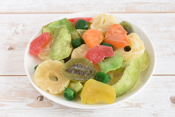 dried fruits close-up