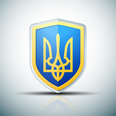 Ukraine shield sign