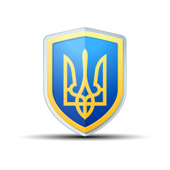 Ukraine shield sign