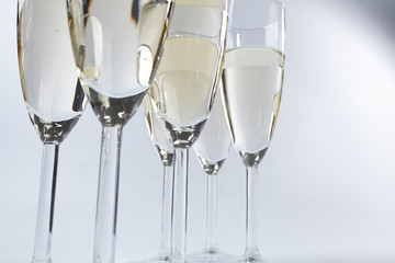 champagne glasses