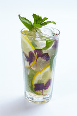 summer lemonade isolated