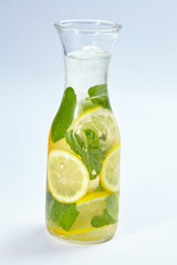 summer lemonade isolated