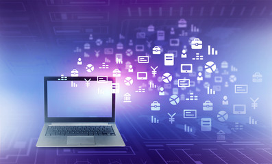 Global internet concept