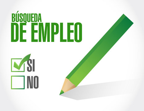 job search checklist sign in Spanish