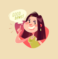 Good news! Vector illustration.