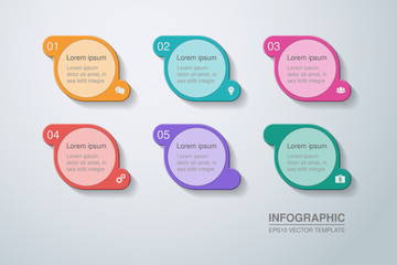 Vector infographic template