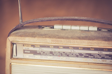 Kofferradio alt, Vignettierung