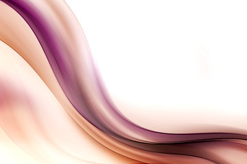 Abstract Brown Wave Design Background