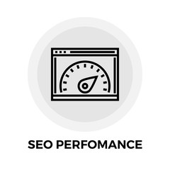 SEO performance Line Icon