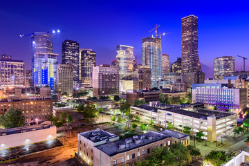 Obraz premium Houston Texas Skyline