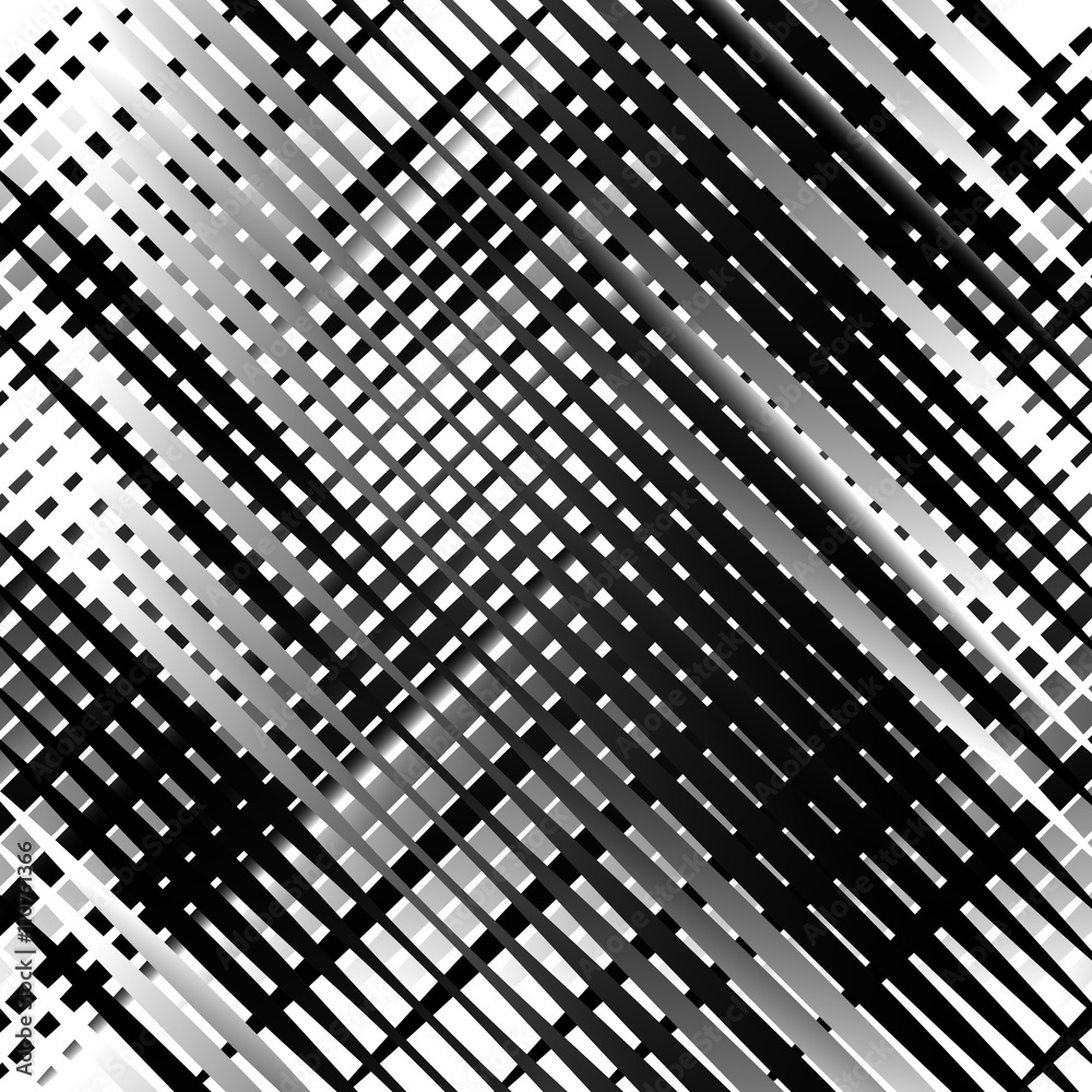 Aufkleber grid, mesh with irregular lines. abstract monochrome background,