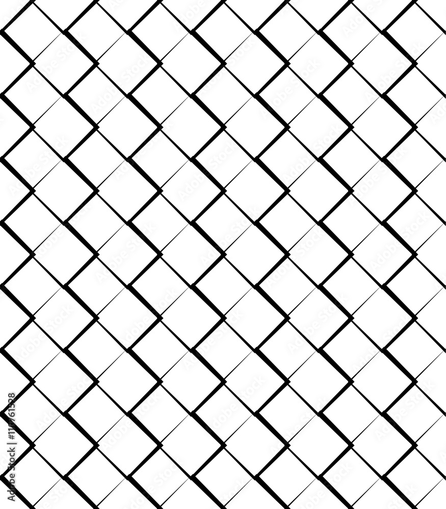 Aufkleber abstract cellular, reticulated geometric pattern. (seamlessly re
