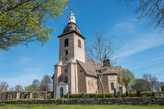 Vreta monastery church in Sweden. The church dates back to the 12th century.